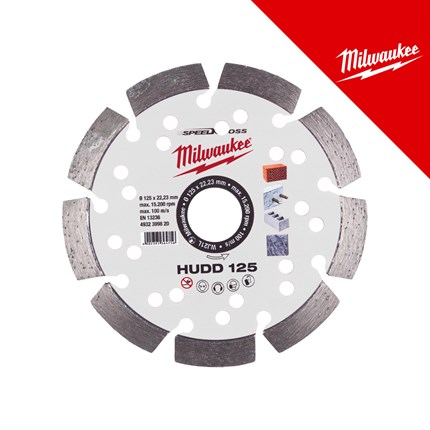 MILWAUKEE PILA KRUŽNA DIJAMANTNA HUDD 125 MM