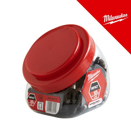 MILWAUKEE 1/4˝ NASTAVAK MAGNETIC SHOCKWAVE BIT MAG 60MM