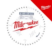 MILWAUKEE PILA CIRKULARNA- DRVO 160X20X2, 2X48Z