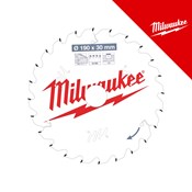 MILWAUKEE PILA CIRKULARNA-DRVO FC 190X30X1, 6X24Z