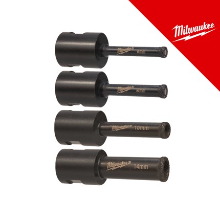 MILWAUKEE SVRDLO DIJAMANTNO ZA KERAMIKU M14 SET- 4 KOM