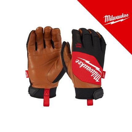 MILWAUKEE RUKAVICE KOŽNE HIBRIDNE M/8