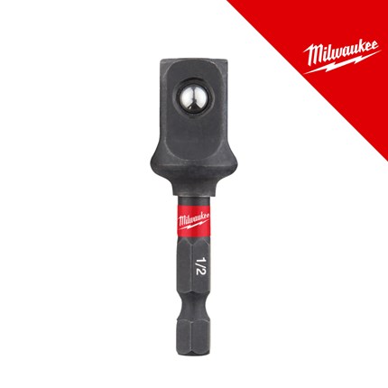MILWAUKEE adapter SHOCKWAVE Hex 1/4-1/2 50mm ˝