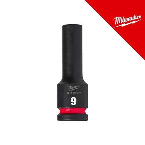 MILWAUKEE KLJUČ NASADNI UDARNI 1/2˝ DUGI 9 MM