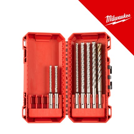 MILWAUKEE SDS+ MX4 SET - SVRDLA ZA BETON 7KOM