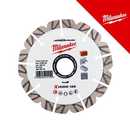 MILWAUKEE PLOČA DIJAMANTNA XHUDD 125 MM
