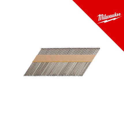 MILWAUKEE čavli D glava 34° glatki 75 mm, 2200 kom