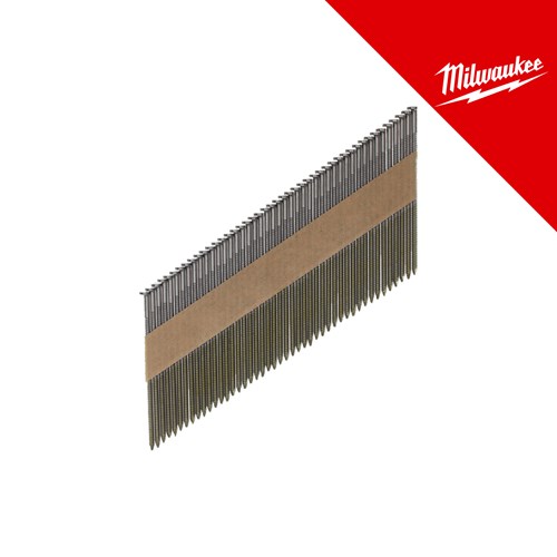 MILWAUKEE čavli D glava 34° nazubljeni 63 mm, 2200 kom