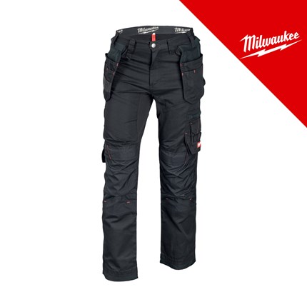 MILWAUKEE HLAČE RADNE FREEFLEX CRNE VEL.54