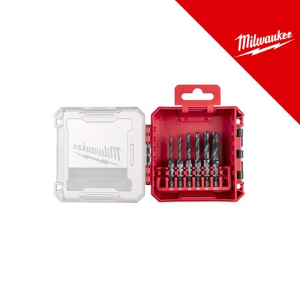 MILWAUKEE 1/4˝ KOMBINIRANO SVRDLO ZA BUŠENJE I UREZIVANJE HSS-G, 6 KOM. (KUTIJA USKLAĐENA SA SUSTAVOM PACKOUT)