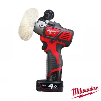 MILWAUKEE 12V AKU POLIRKA 76mm, u X koferu sa 1x2Ah i 1x4Ah baterijama i punjačem (M12BPS-421X - 4933447799)