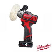 MILWAUKEE 12V AKU POLIRKA 76mm, u X koferu sa 1x2Ah i 1x4Ah baterijama i punjačem (M12BPS-421X - 4933447799)
