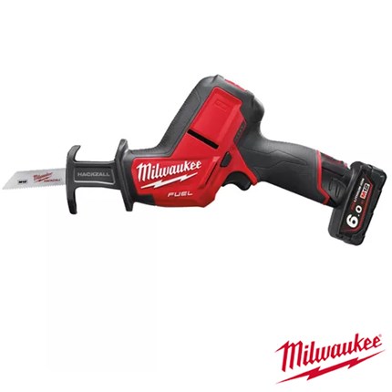 MILWAUKEE 12V AKU SABLJASTA PILA, u X koferu sa 2x6Ah baterijama i punjačem (M12CHZ-602X - 4933451511)