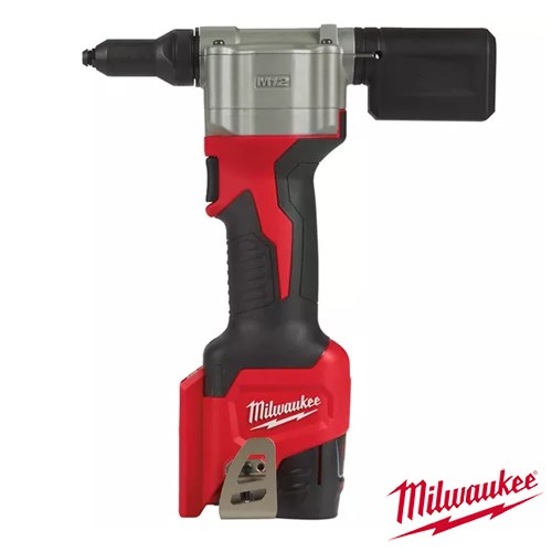 MILWAUKEE 12V AKU ZAKOVIČAR do 4.8mm, u X koferu sa 1x2Ah baterijom i punjačem (M12BPRT-201X - 4933464405)
