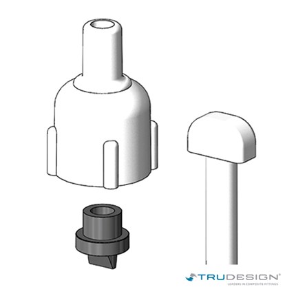 Spare Parts Vented Loop White