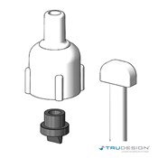 Spare Parts Vented Loop White