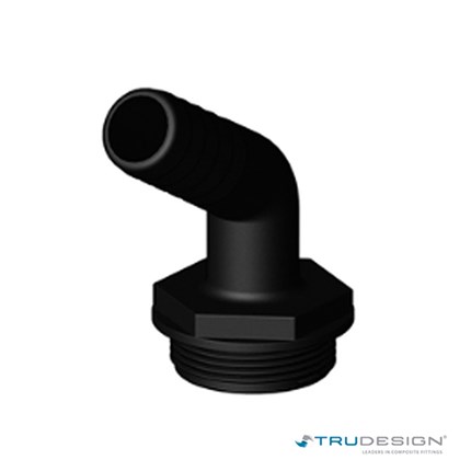 Aquavalve 120° 25mm 1 1/2˝ BSP Black