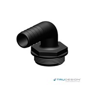 Aquavalve 90° 25mm 1 1/2˝ BSP Black