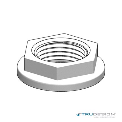 Nut Backing 1/2˝ BSP White