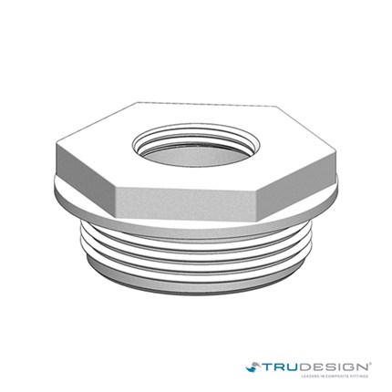 Threaded Vent Plug 3/4˝ BSP 1 1/2˝ BSP White
