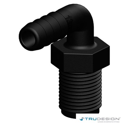 Tail 13mm 1/2˝ BSP Long Thread 90°
