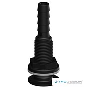 Skin Fitting Tail 13mm 1/2˝ BSP Black