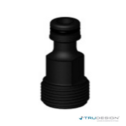 Tail Snap 3/4˝ BSP Black PKG