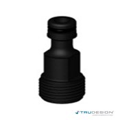 Tail Snap 3/4˝ BSP Black PKG