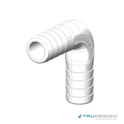 Connector 90° 19mm White