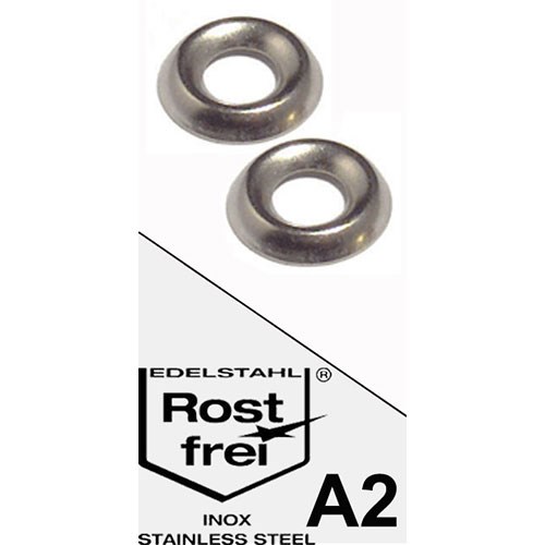 Rozete za upuštene vijke Art.9081 6.0x10 4.8-M5 Nikl kniping