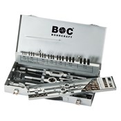 BOHRCRAFT set nareznih svrdla i nareznica HSS-G sa svrdlima M3 - M20 / 54tlg