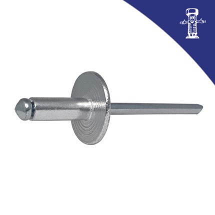 Pop zakovica DIN 7337 4.0x08 Al ŠIROKA  [0011900]