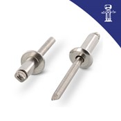 Pop zakovica DIN 7337 4.0x10 Al/Al  [0051000]