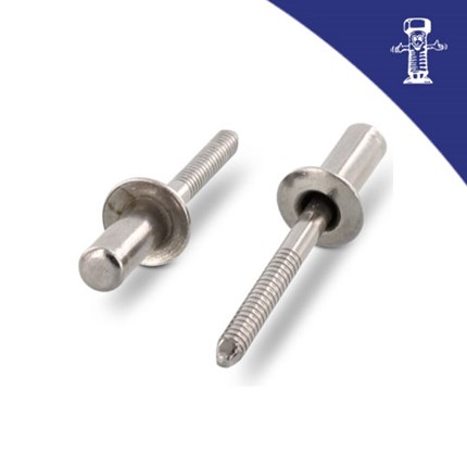 Pop zakovica DIN 7337 3.2x8 Al zatvorena  [0083300]