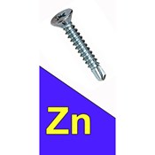 Vijak za lim DIN 7504P 6.3x80 Zn Leptir