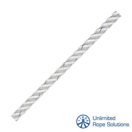 LIROS Mooring  Polyester Konopi  O6mm  Bijelo