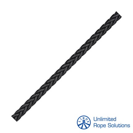 LIROS Mooring  Moorex 12 Konopi  O10mm  Crno