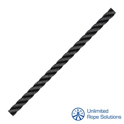 LIROS Mooring  Lirolen Konopi  O8mm  Crno