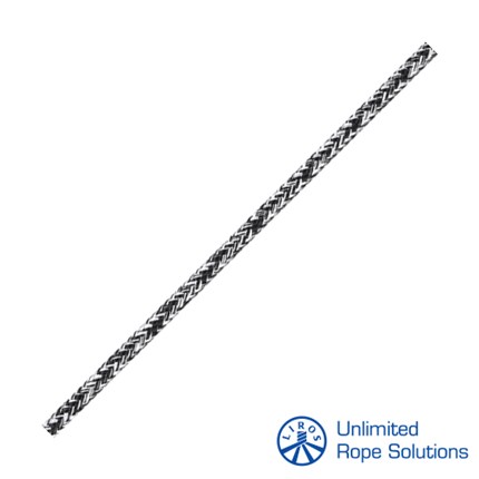 LIROS Dinghy  Magic Pro Dyneema Konopi  O5mm  Bijelo-Crno