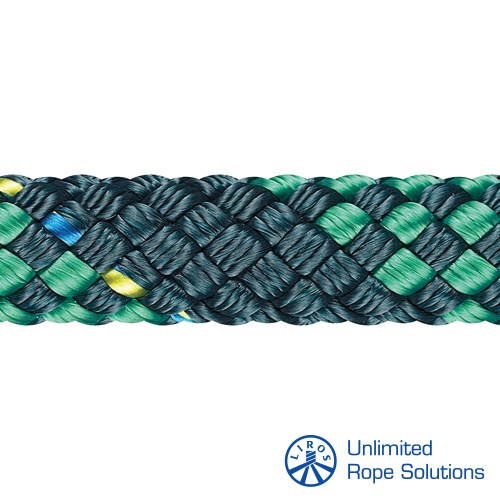 LIROS Performance  Regatta 2000 Dyneema Konopi  O4mm  Plavo-Zeleno