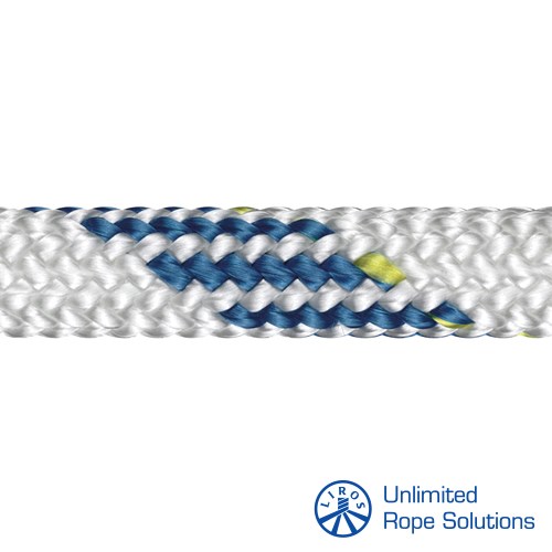 LIROS Performance  Dynamic plus Dyneema Konopi  O12mm  Bijelo-Plavo