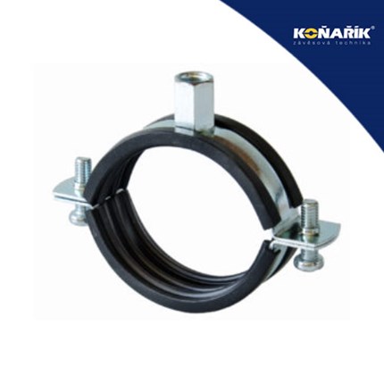 Ratio LS 40 -46, M8, 5/4˝ dvodjelna obujmica s gumom