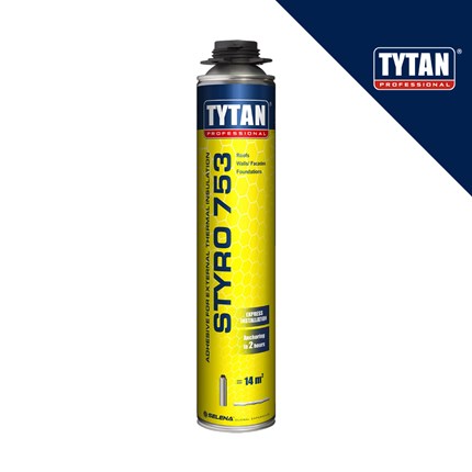 TYTAN PROFESSIONAL STYRO 753 PU ljepilo za termoizolaciju ETAG  pak=750 ml