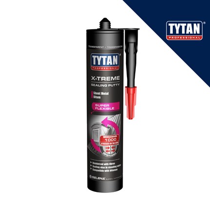 TYTAN PROFESSIONAL X-TREAM transparentno gumeno brtvilo  pak=300 ml